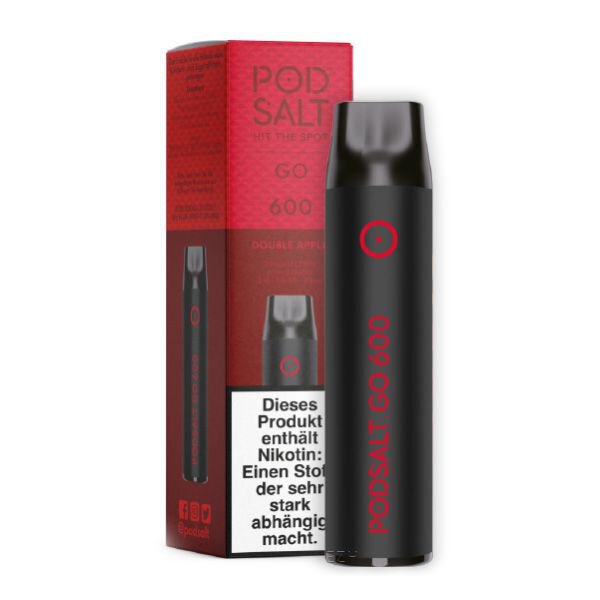 Pod Salt Go 600 Einweg E-Zigarette Double Apple 20mg