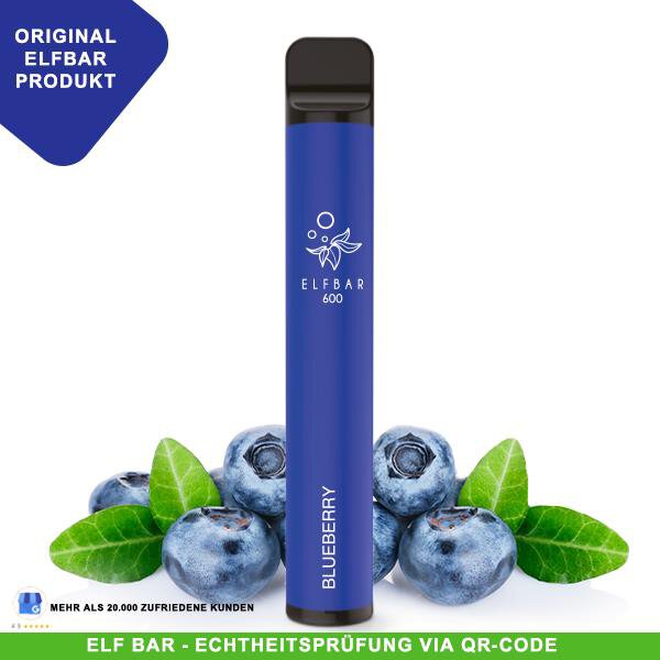 Elf Bar 600 - Blueberry 20mg/ml