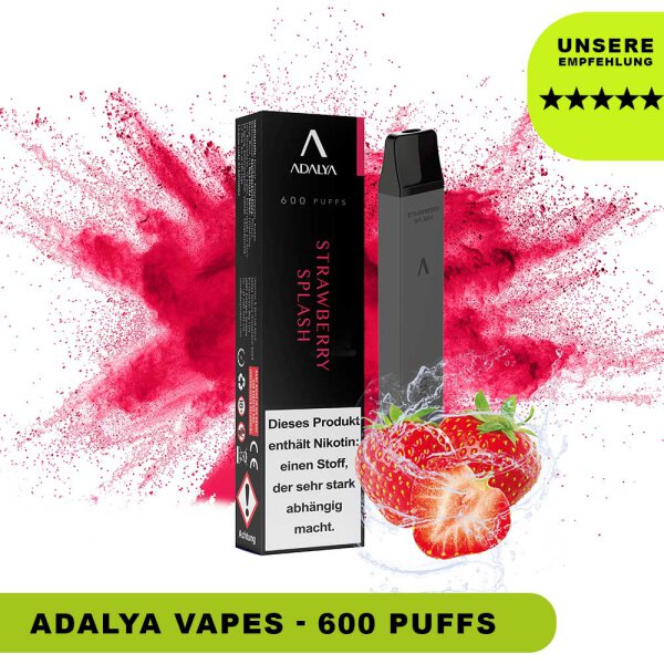 Adalya Vape - Strawberry Splash 12mg/ml