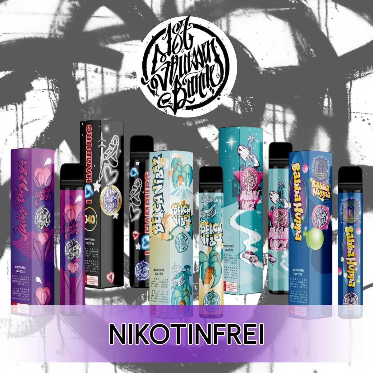 187 Vape ohne Niktoin - Alle Sorten