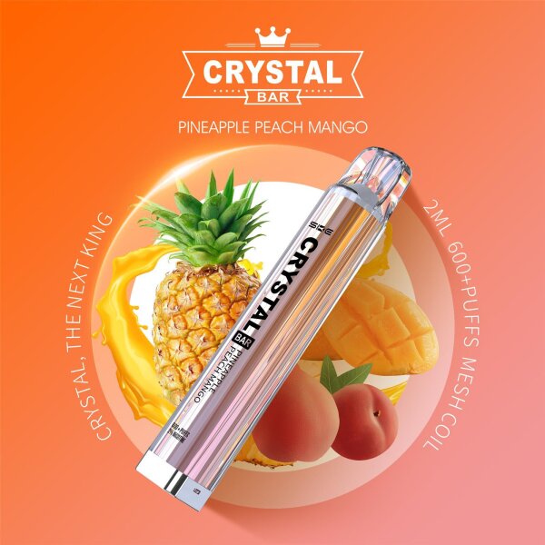 SKE Crystal Bar 600 - 2mg Pineapple Peach Mango