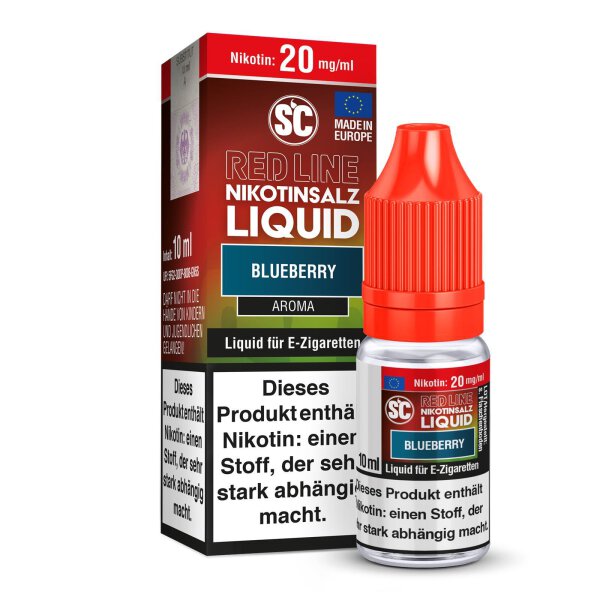 SC - Red Line - Blueberry - Nikotinsalz Liquid 20 mg/ml