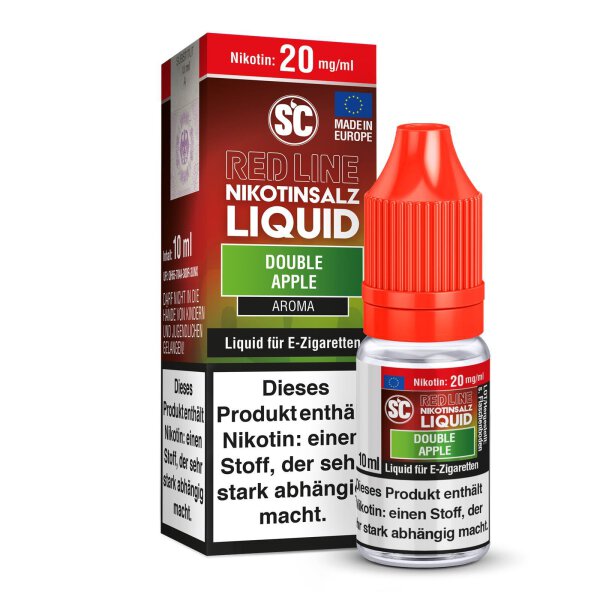 SC - Red Line - Double Apple - Nikotinsalz Liquid 10 mg/ml
