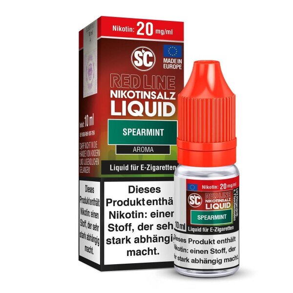 SC - Red Line - Spearmint - Nikotinsalz Liquid 10 mg/ml