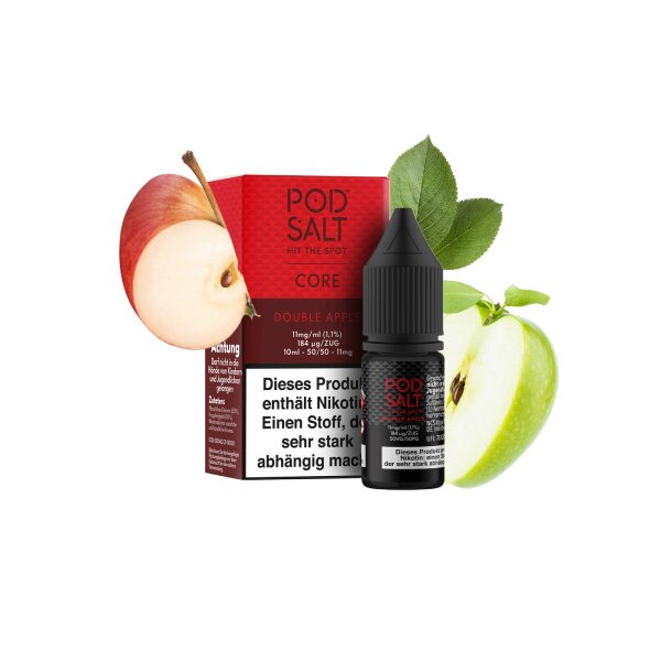 Pod Salt Core - Double Apple Nikotinsalz Liquid 10ml - 11mg/ml