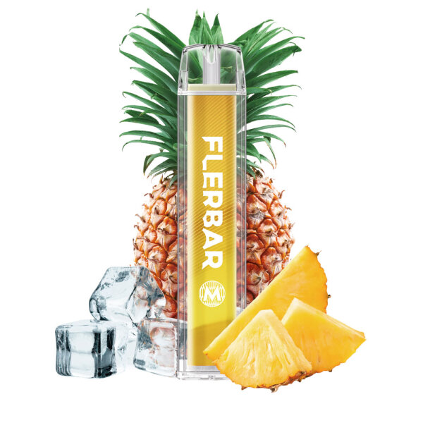 Flerbar M E-Shisha 600 - 20mg/ml - Pineapple Ice
