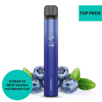Elf Bar 600 V2 - Blueberry 20 mg/ml 10er Packung