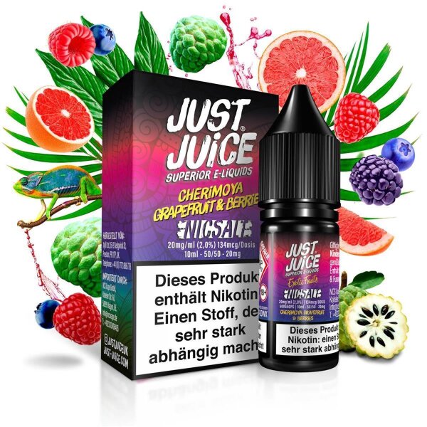 Just Juice Cherimoya Grapefruit & Berries 20mg/ml