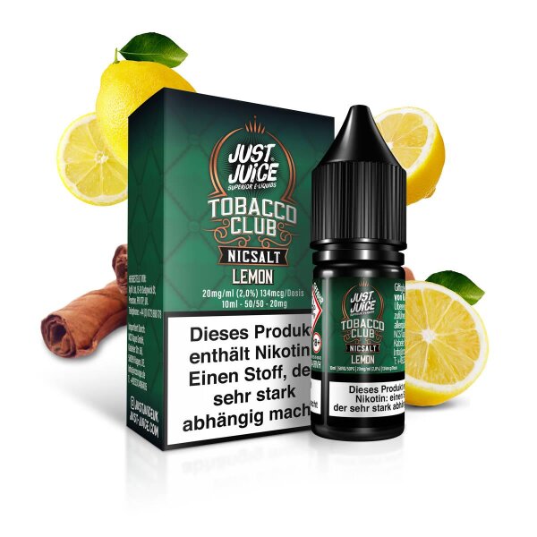 Just Juice Lemon Tobacco 20mg/ml