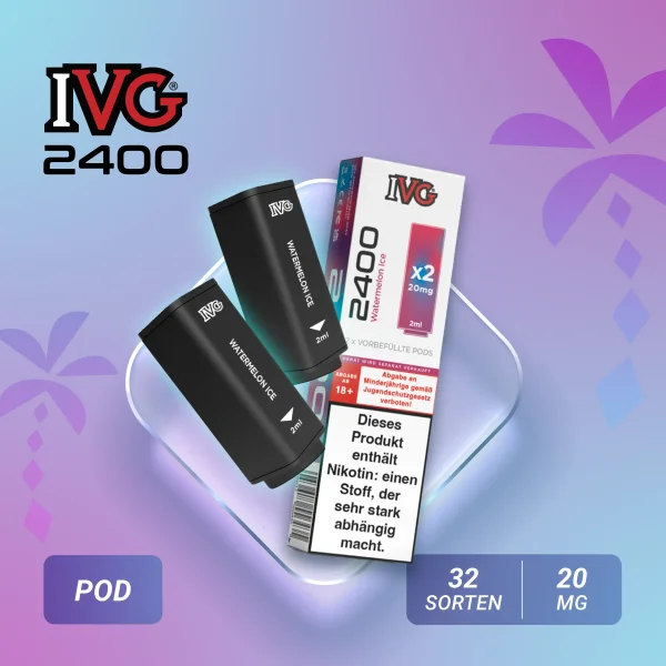 IVG 2400 Pod - Alle Sorten 20mg