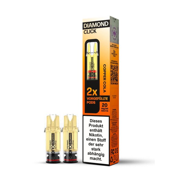 Vapes Bars Diamond Click Pod - Copper Cola