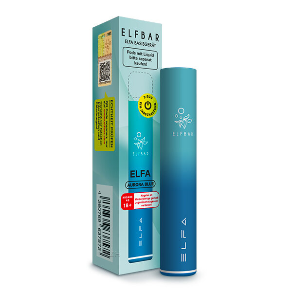 Elf Bar Pod ELFA Kit - Aurora Blue, 7,49