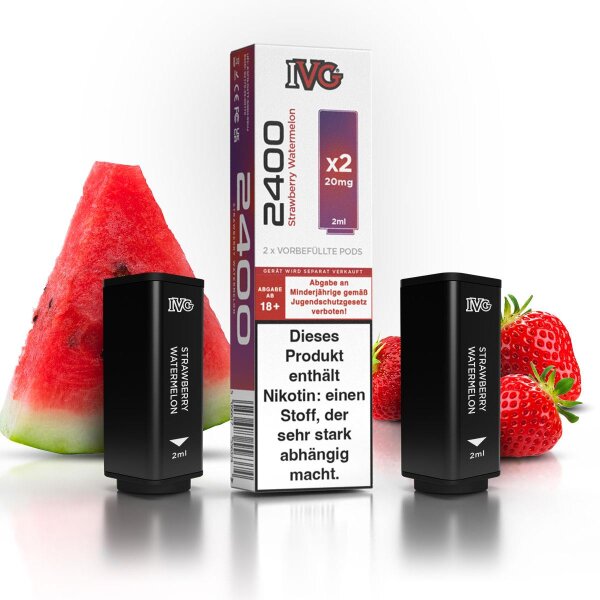 IVG 2400 Pod - Strawberry Watermelon (2 Stück pro Packung)