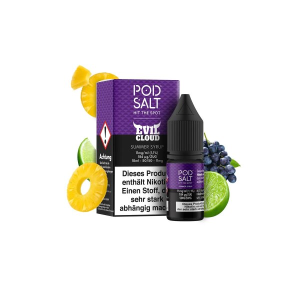Pod Salt Fusion - Summer Syrup Nikotinsalz Liquid 10ml - 11mg/ml