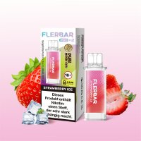 Flerbar Pod - Strawberry Ice 20mg (2x pro Packung)