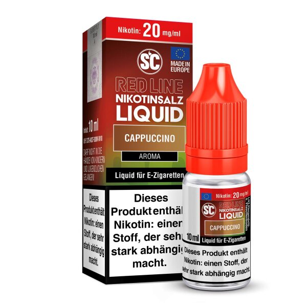 SC - Red Line - Capuccino - Nikotinsalz Liquid 20 mg/ml