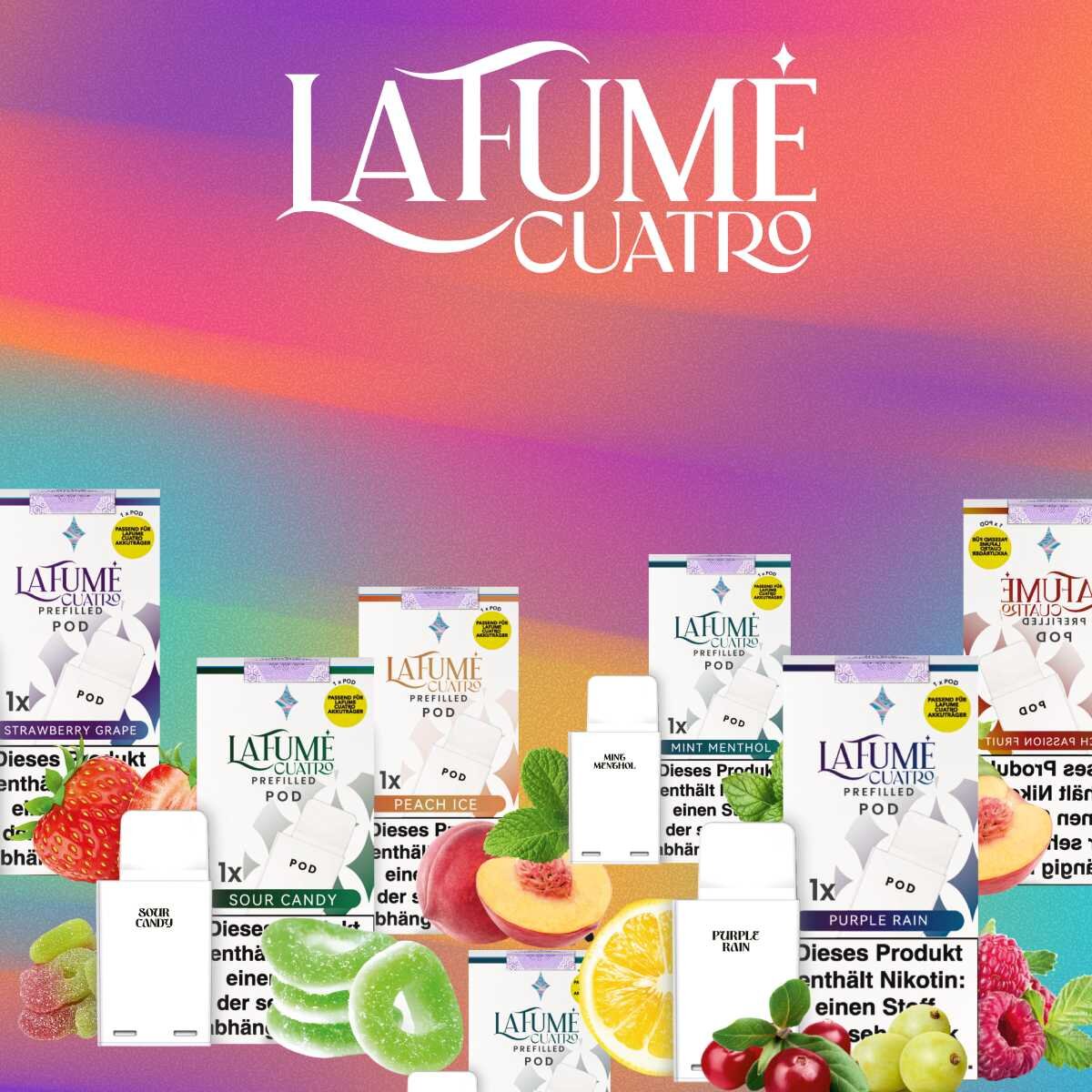 La Fume Cuatro Pod Alle Sorten | Online bestellen!, 1,90