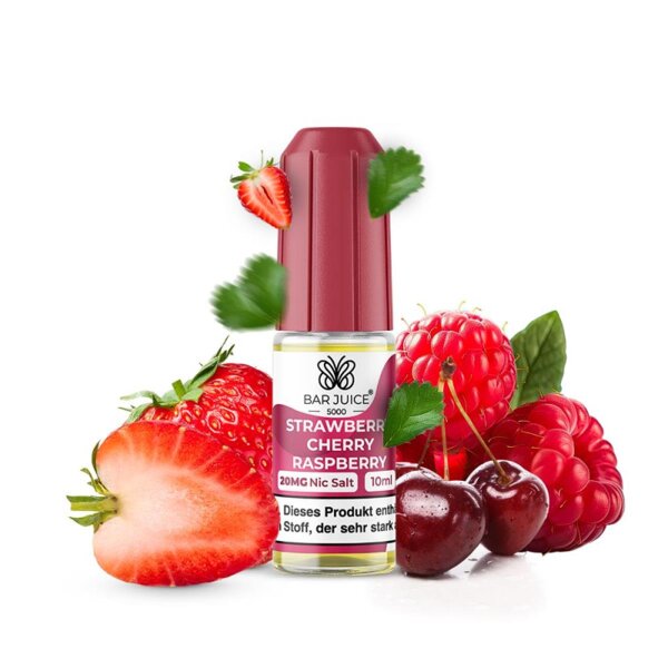 Bar Juice 5000 Liquid - Strawberry Cherry Raspberry 20mg