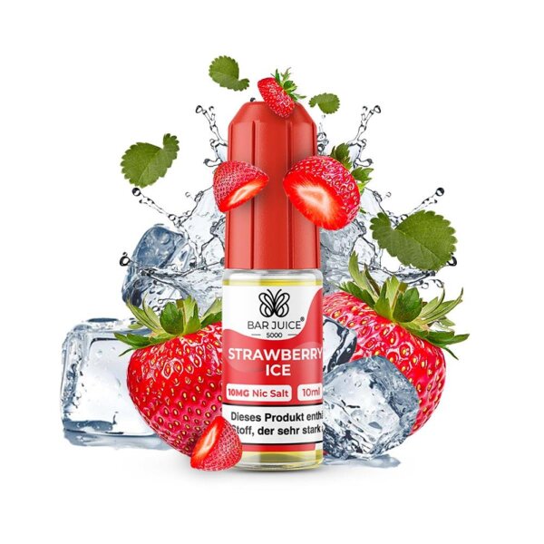 Bar Juice 5000 Liquid - Strawberry Ice 10mg