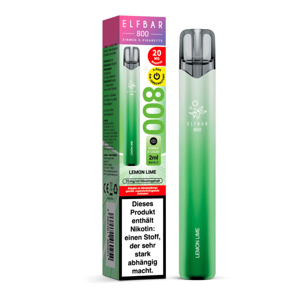 Elfbar 800 - Lemon Lime 20mg