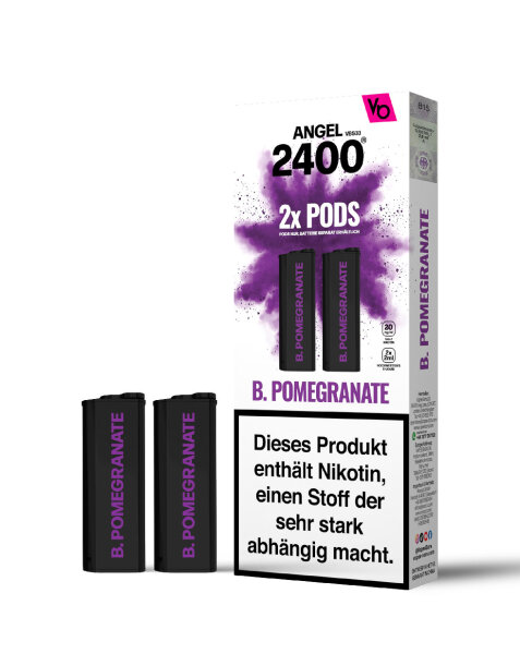 Vapes Bars® Angel Pod - B. Pomegranate 20mg (2x pro Packung)
