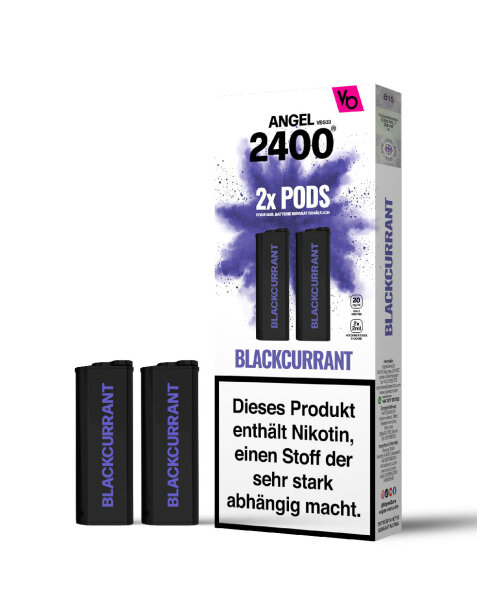 Vapes Bars® Angel Pod - Blackcurrant 20mg (2x pro Packung)