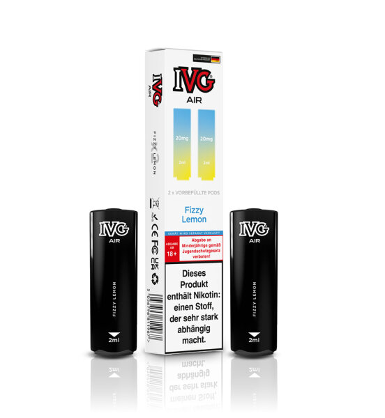 IVG Air 4 in 1 Pod - Fizzy Lemon 20mg (2er Pack)