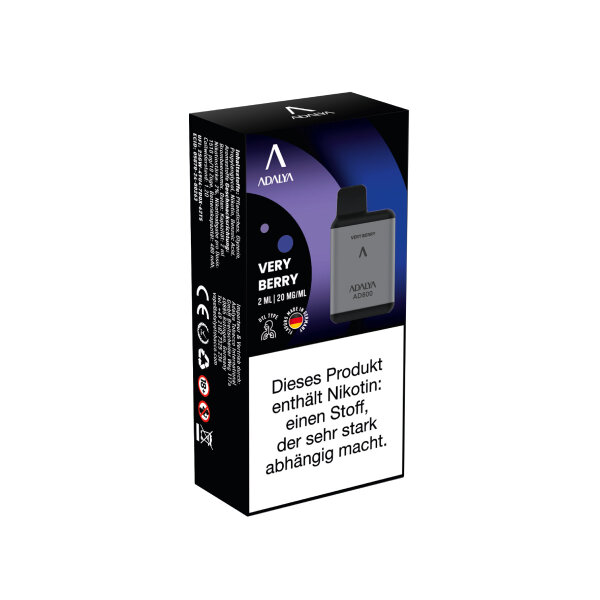 Adalya AD800 Einweg Vape - Very Berry 20mg