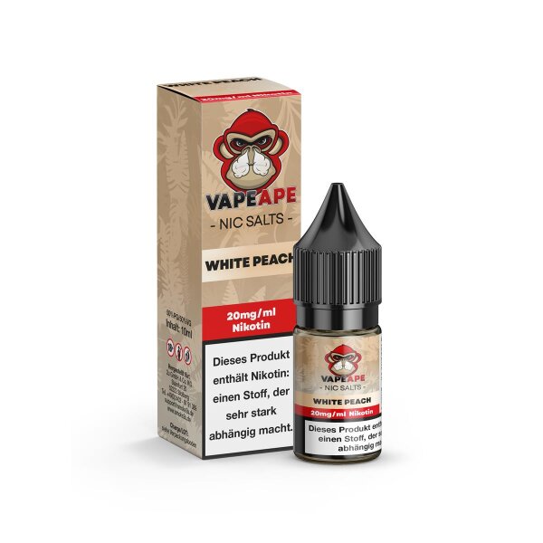 VapeApe Liquid - White Peach 20mg