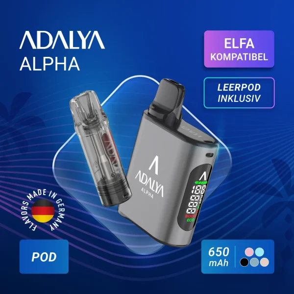 Adalya Alpha Akkuträger (inkl. Leerpod) - Alle Farben