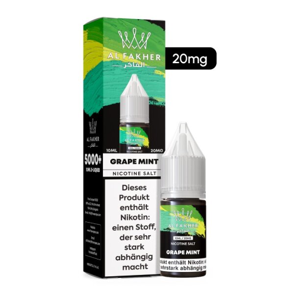 Al Fakher Liquid - Grape Mint 20mg