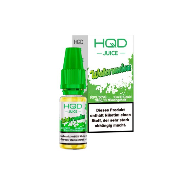 HQD Juice Liquid 10ml - Watermelon 18mg/ml