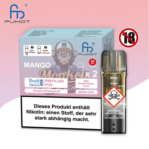 Randm Tornado Pod - Mango 20mg/ml (2er Pack)