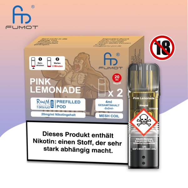 Randm Tornado Pod - Pink Lemonade 20mg/ml (2er Pack)
