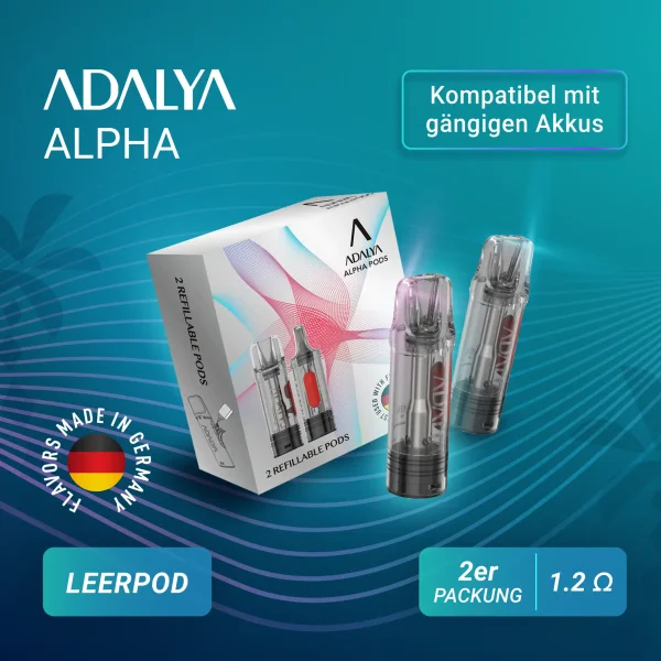 Adalya Leerpod 1,2 Ohm (2er Packung)