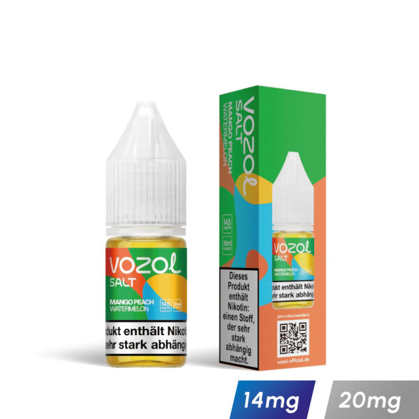 Vozol Liquid Mango Peach Watermelon 14mg