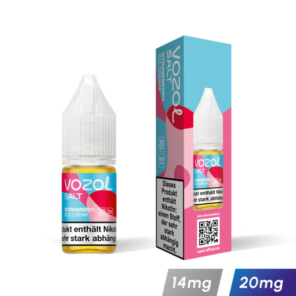 Vozol Liquid Strawberry Ice Cream 20mg