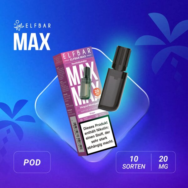 Elfbar Max Pod - Alle Sorten 10ml