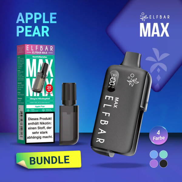 Elfbar Max Pod Apple Pear 10ml + Akku