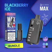 Elfbar Max Pod Blackberry Ice 10ml + Akku