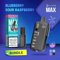 Elfbar Max Pod Blueberry Sour Raspberry 10ml + Akku