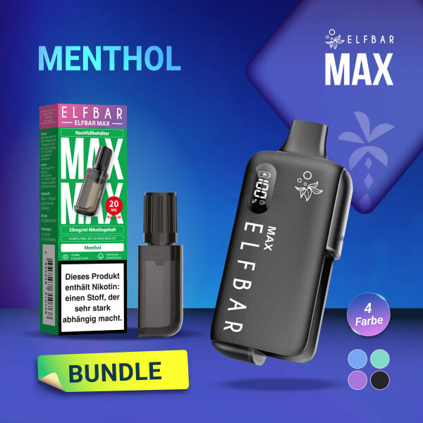 Elfbar Max Pod Menthol 10ml + Akku