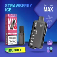 Elfbar Max Pod Strawberry Ice 10ml + Akku