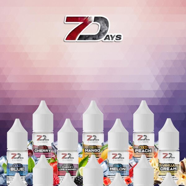 7Days Liquid - Alle Sorten 15mg