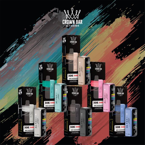 Cubic 30K Akku von Al Fakher - Alle Farben