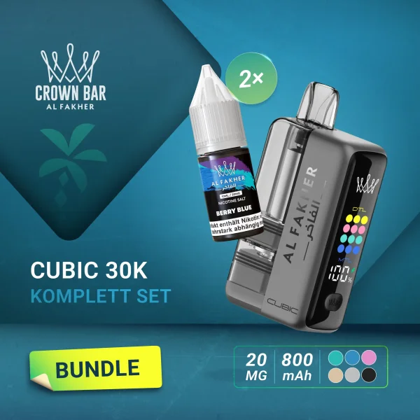 Al Fakher Cubic 30K Kit - Alle Sorten