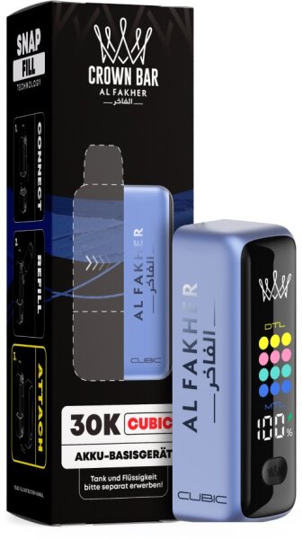 Cubic 30K Akku von Al Fakher - Blue
