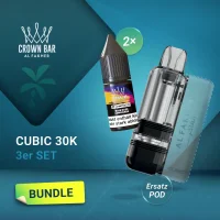 Cubic 30K Ersatzpod + 2x Snap Liquid - Alle Sorten 20mg