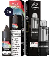 Cubic 30K Ersatzpod + 2x Snap Liquid - Lush Ice 20mg