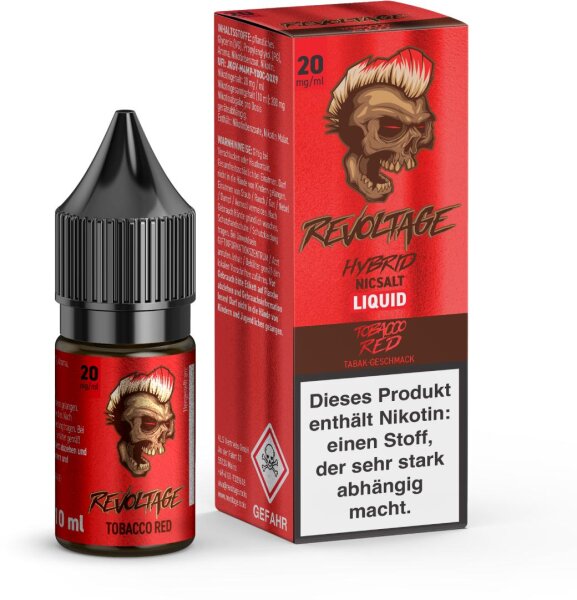 Revoltage Liquid 10ml Tobacco Red 20mg